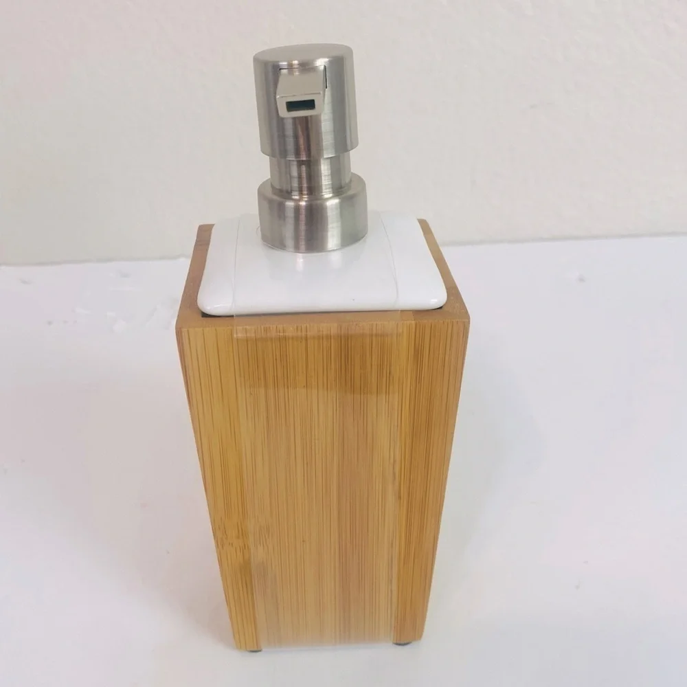 Threshold Bamboo/Ceramic Soap Pump